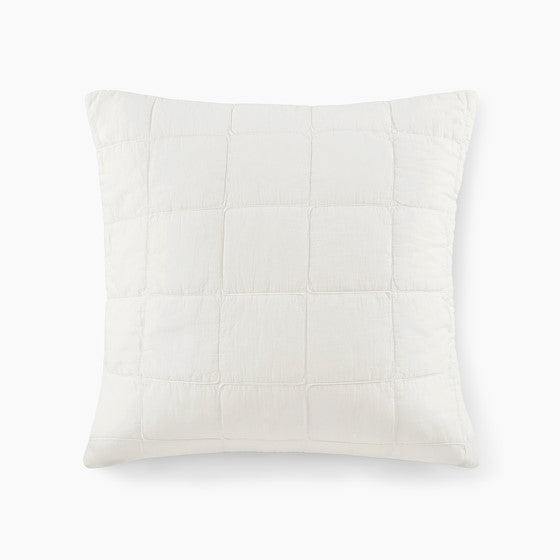 Olliix.com Bed Skirts - European Pillow Sham Soft White