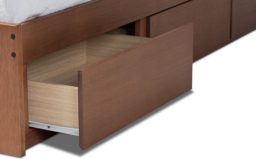 Wholesale Interiors Beds - Wren Full Storage Bed Walnut