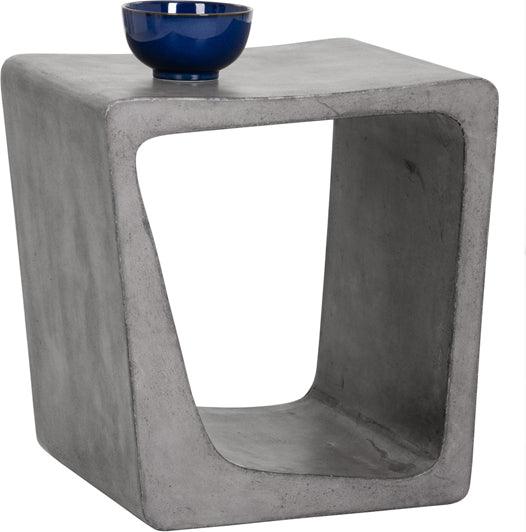 SUNPAN Side & End Tables - Darwin End Table Gray Concrete
