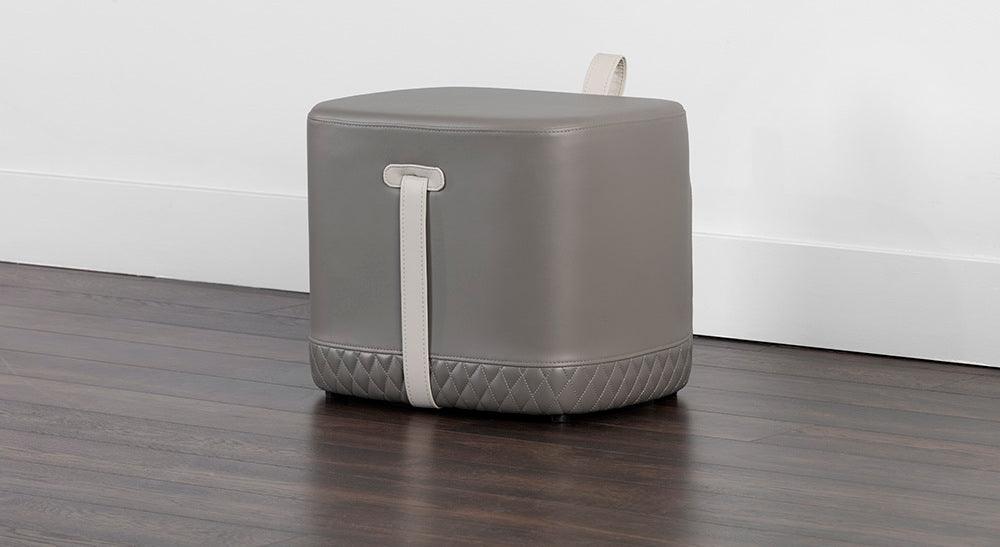 SUNPAN Ottomans & Stools - Axio Ottoman Napa Taupe & Napa Stone