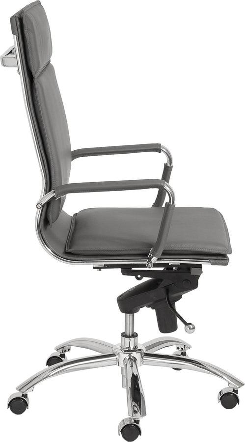 Euro Style Task Chairs - Gunar Pro High Back Office Chair Gray