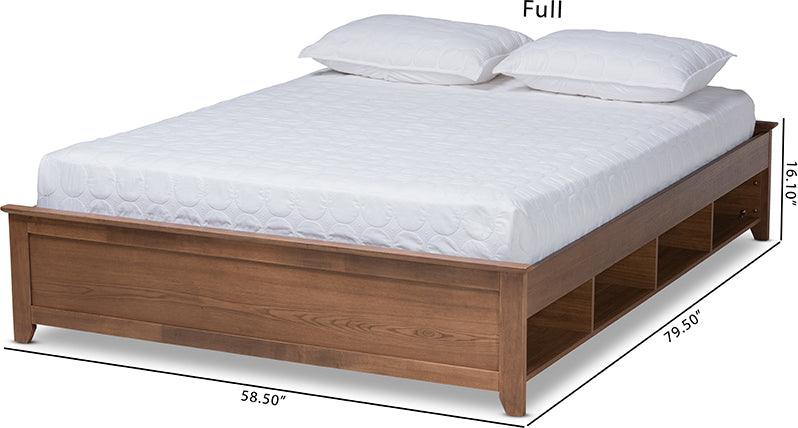 Wholesale Interiors Beds - Anders King Storage Bed Ash walnut