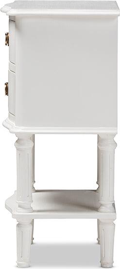 Wholesale Interiors Nightstands & Side Tables - Audrey Nightstand White