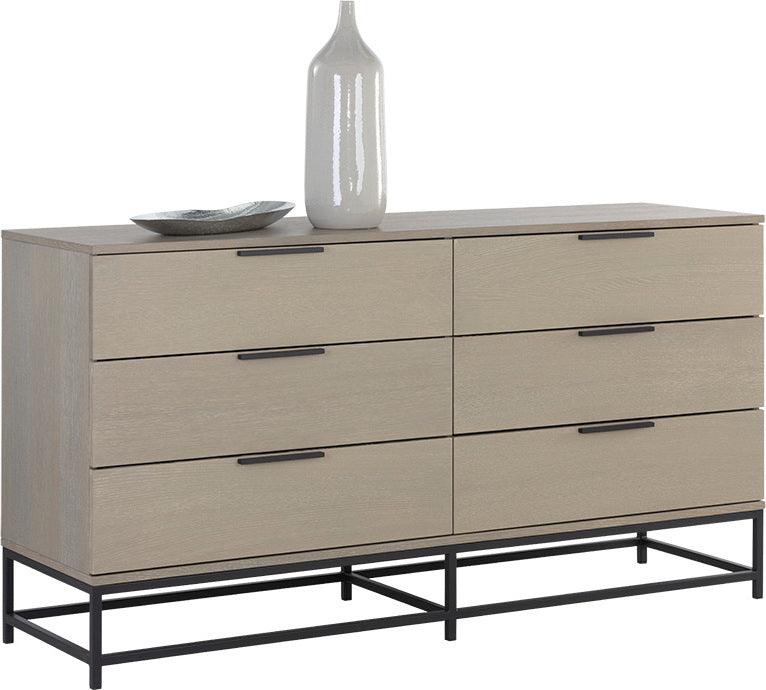 SUNPAN Dressers - Rebel Dresser - Black - Taupe