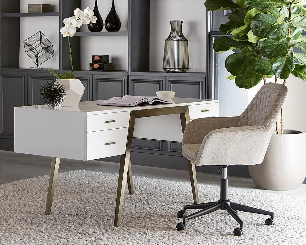 SUNPAN Task Chairs - Jayna Office Chair Polo Club Stone