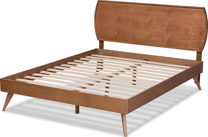 Wholesale Interiors Beds - Aimi Full Bed Walnut Brown