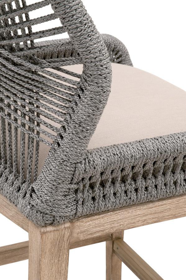 Essentials For Living Barstools - Loom Counter Stool Natural Gray Mahogany