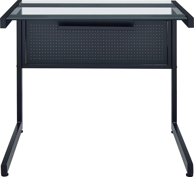 Euro Style Desks - Caesar 34"x28" Desk Black