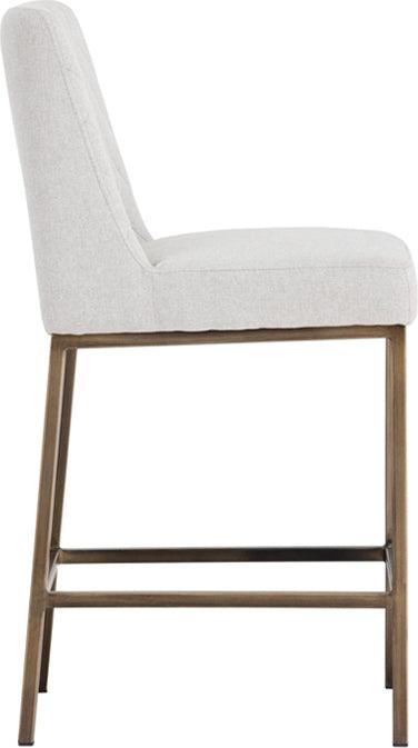 SUNPAN Barstools - Leighland Counter Stool - Light Grey