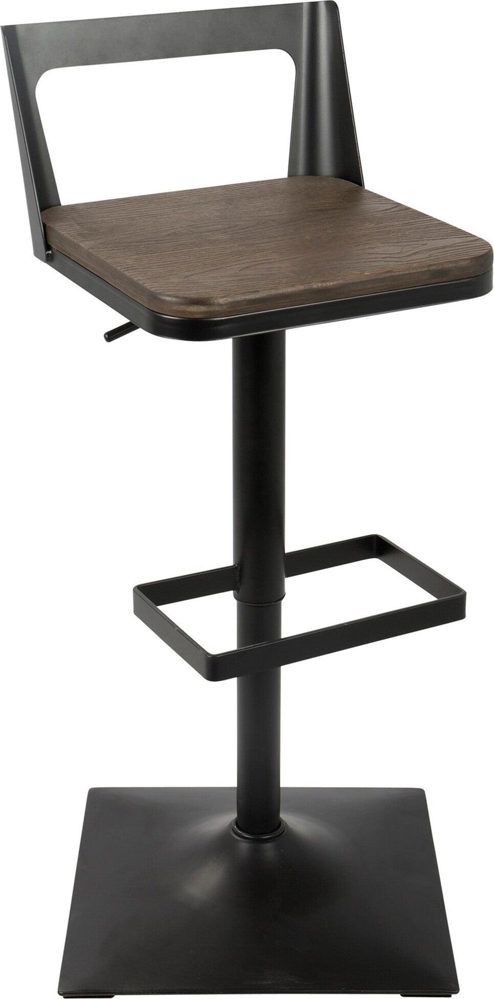 Lumisource Barstools - Samurai Barstool Black & Espresso