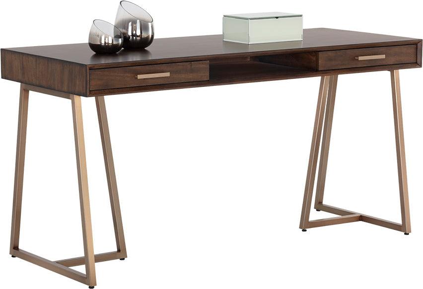 SUNPAN Desks - Alma Desk Brown Wood
