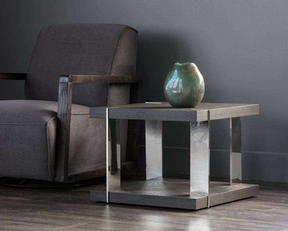 SUNPAN Side & End Tables - Carmella End Table Brown Wood