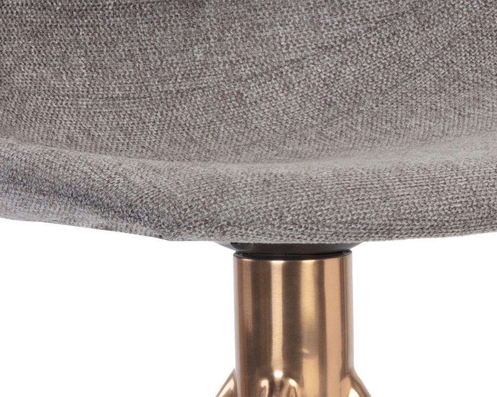 SUNPAN Barstools - Andres Swivel Barstool - Belfast Koala Grey