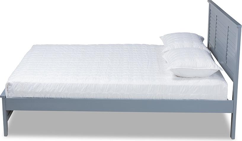 Wholesale Interiors Beds - Adela Full Bed Gray