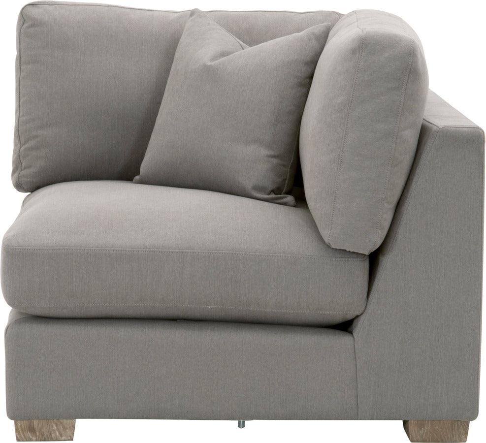 Essentials For Living Accent Chairs - Hayden Modular Taper Sofa Corner Chair LiveSmart Peyton Slate