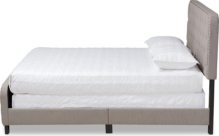 Wholesale Interiors Beds - Annalisa King Bed Gray & Black