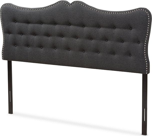 Wholesale Interiors Headboards - Emma Queen Headboard Dark Gray