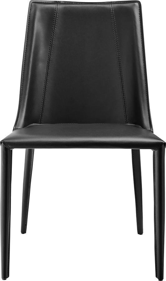 Euro Style Dining Chairs - Kalle Side Chair in Black