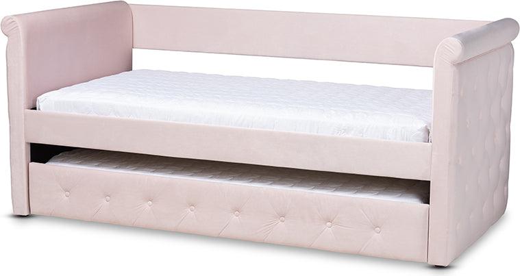 Wholesale Interiors Daybeds - Amaya 86.22" Daybed Light Pink