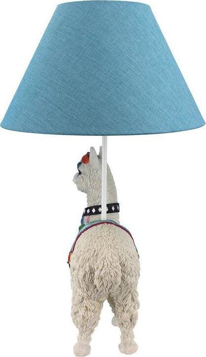 Design Toscano Spooky Decor - Andes Alpaca Of Rainbow Mountain Lamp