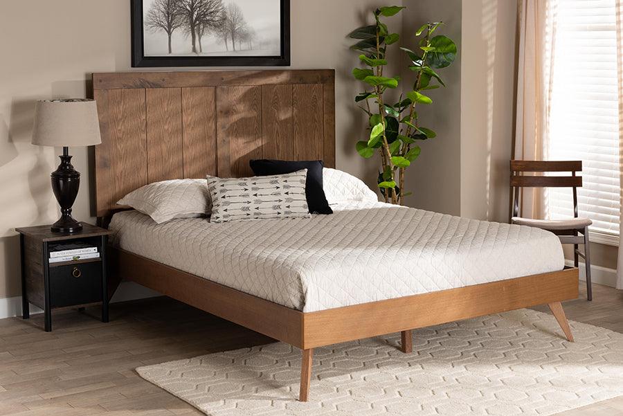 Wholesale Interiors Beds - Amira Full Bed Ash Walnut