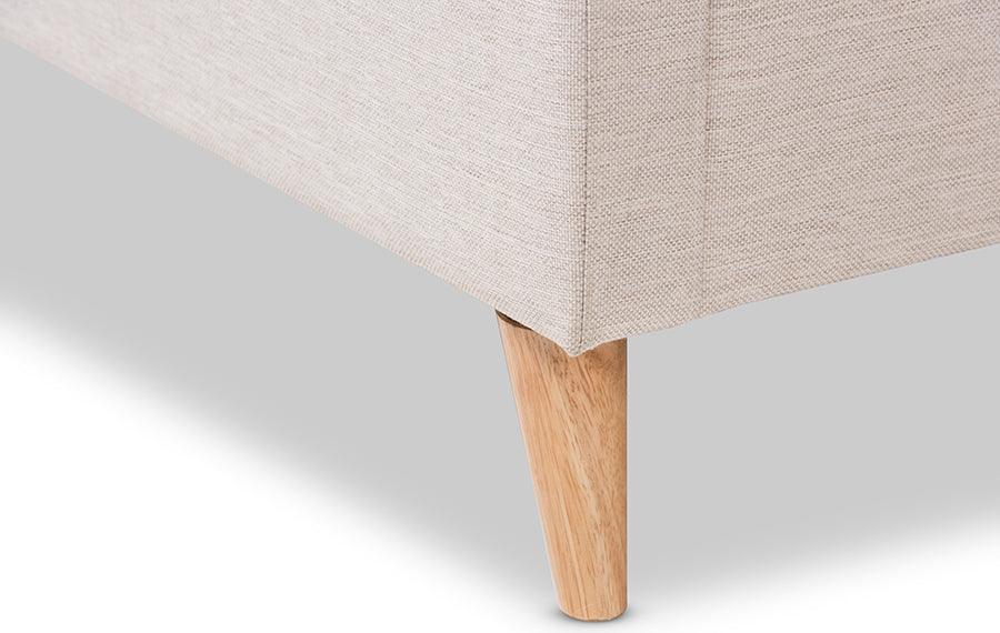 Wholesale Interiors Beds - Adelaide Queen Bed Light Beige