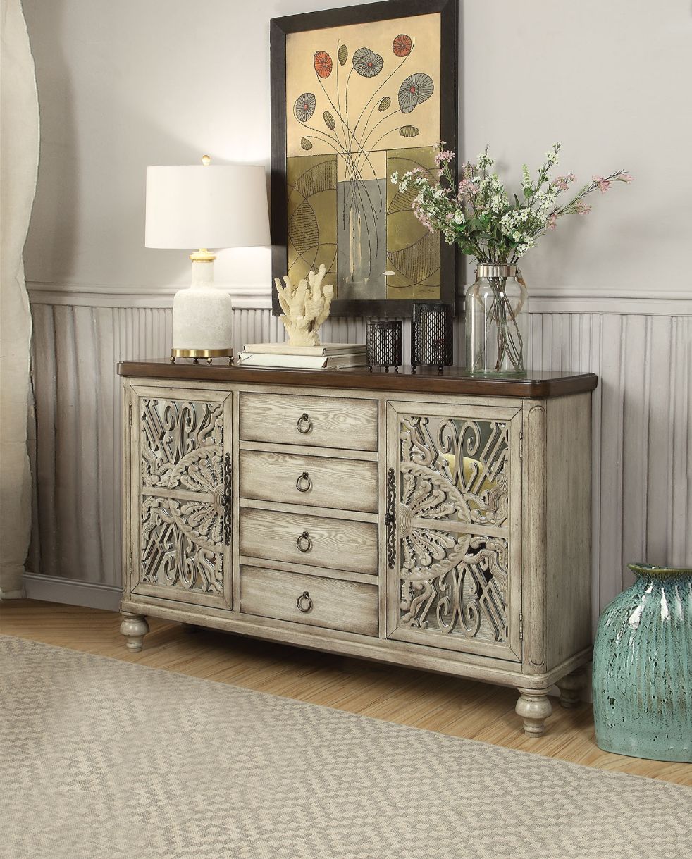 Vermont Console Table, Antique White