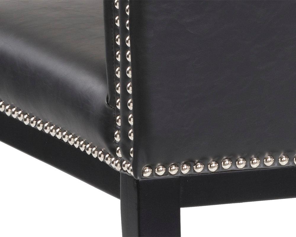 SUNPAN Barstools - Vintage Counter Stool - Coal Black