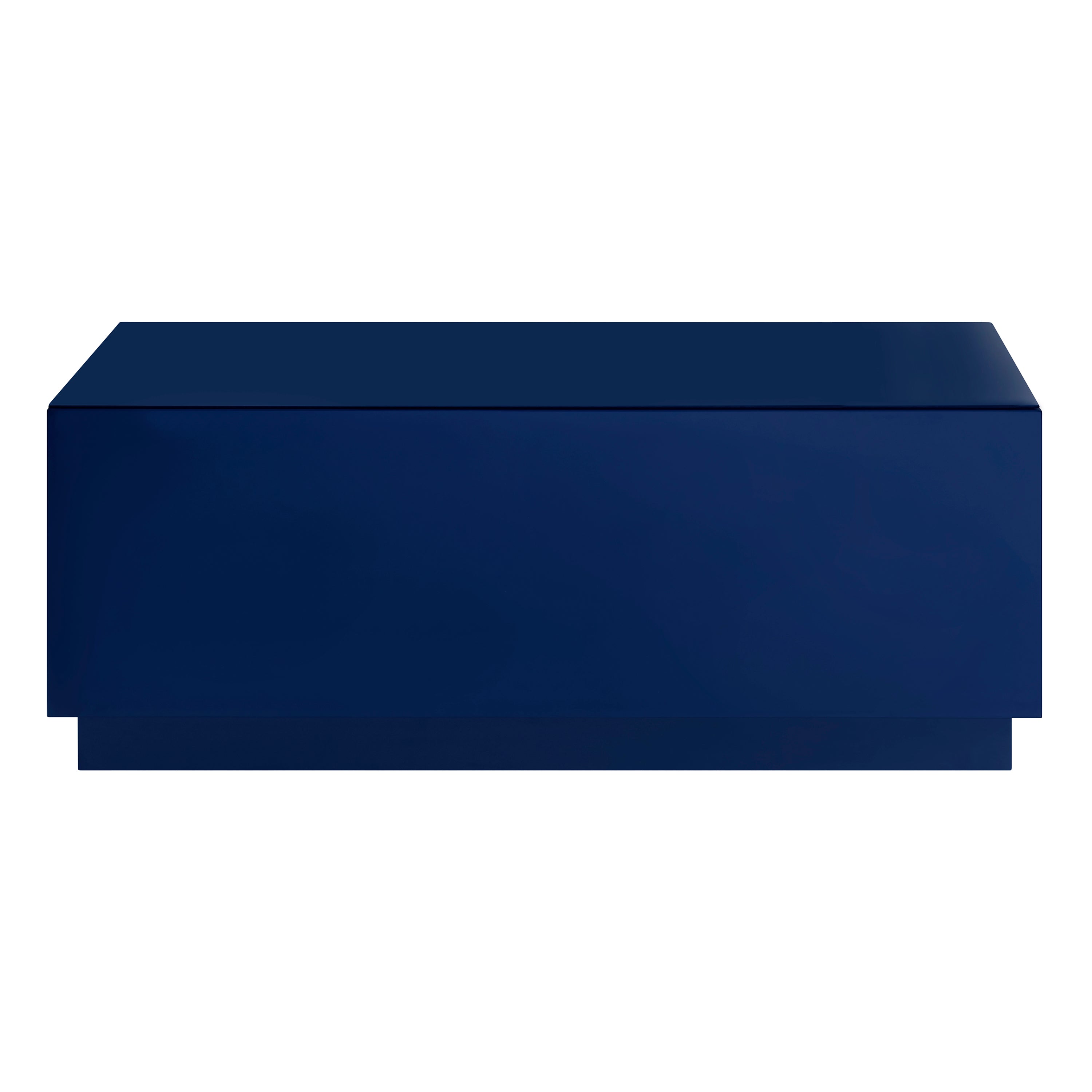 Euro Style Coffee Tables - Tresero Coffee Table in High Gloss Deep Blue