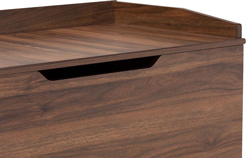 Wholesale Interiors Cat Litter Box - Mariam Walnut Brown Finished Wood Cat Litter Box Cover House