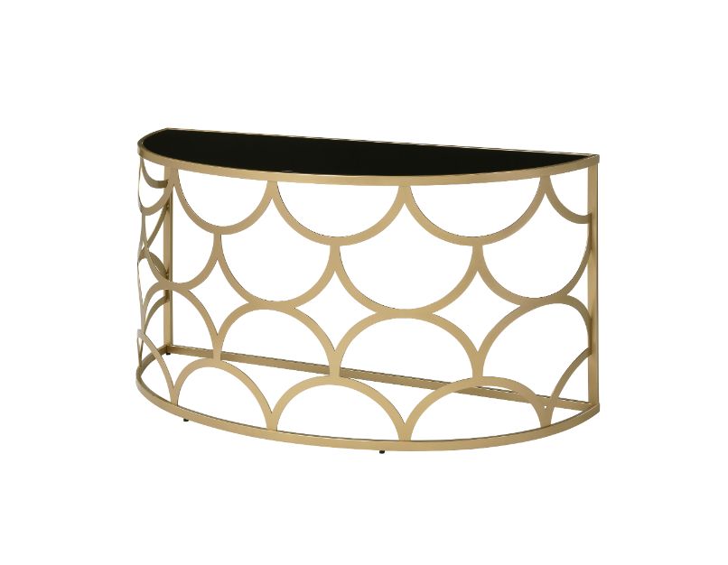 ACME Furniture Coffee Tables - ACME Altus Console Table, Gold Finish