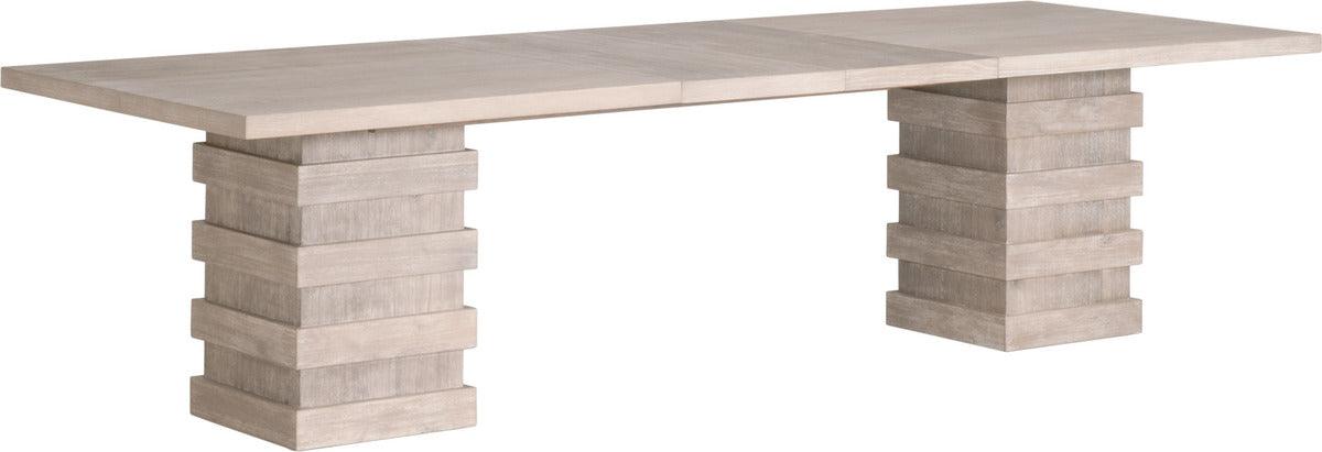 Essentials For Living Dining Tables - Plaza Extension Dining Table Natural Gray Acacia