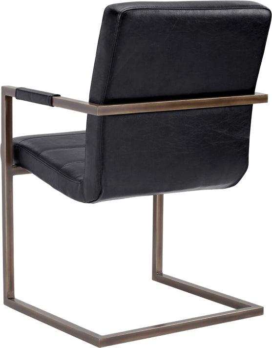 SUNPAN Dining Chairs - Jafar Dining Armchair - Vintage Black (Set of 2)
