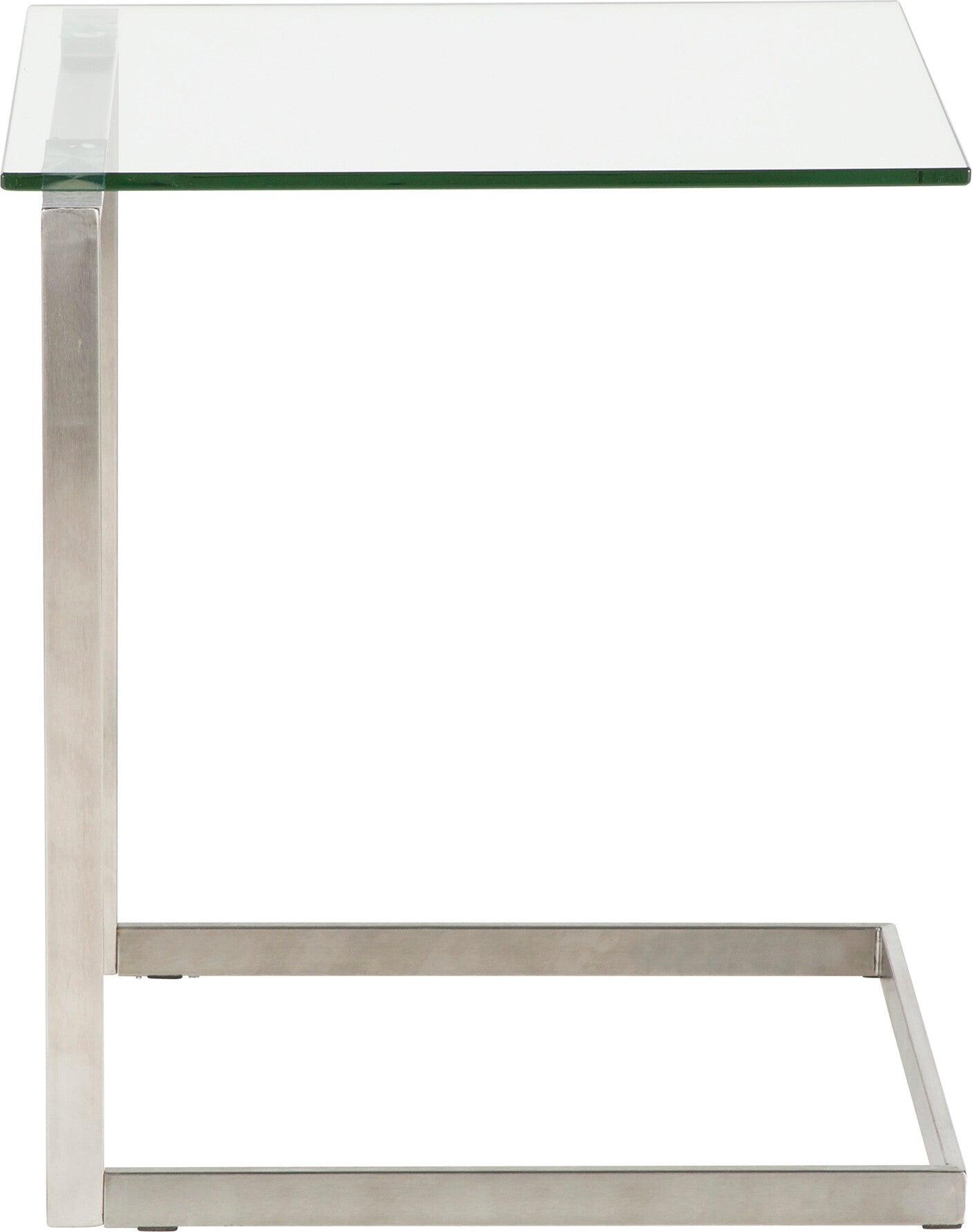 Lumisource Side & End Tables - Zenn Glass End Table Glass