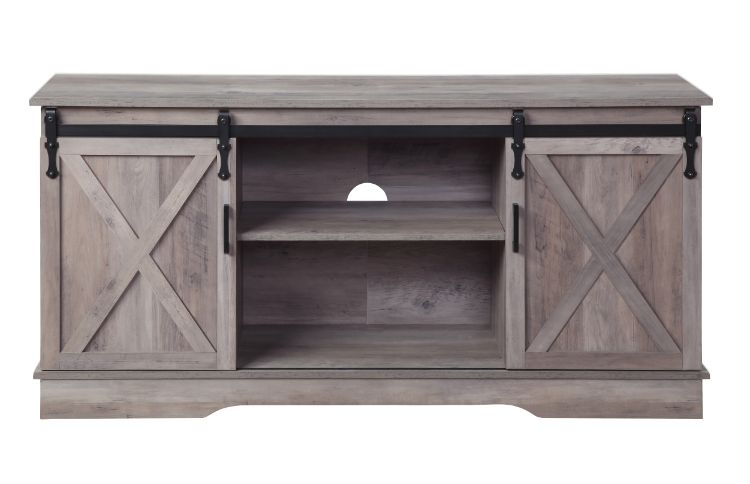 ACME Furniture TV & Media Units - ACME Bennet TV Stand, Gray Finish