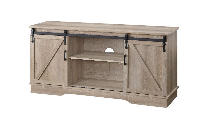 ACME Furniture TV & Media Units - ACME Bennet TV Stand, Oak Finish