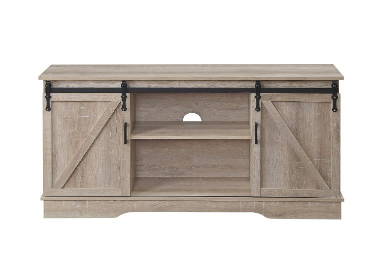 ACME Furniture TV & Media Units - ACME Bennet TV Stand, Oak Finish