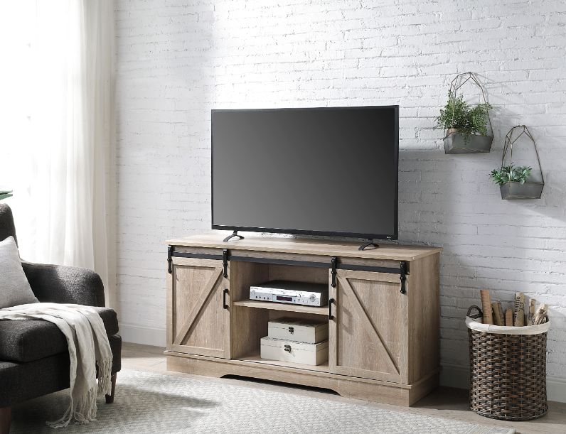 ACME Furniture TV & Media Units - ACME Bennet TV Stand, Oak Finish