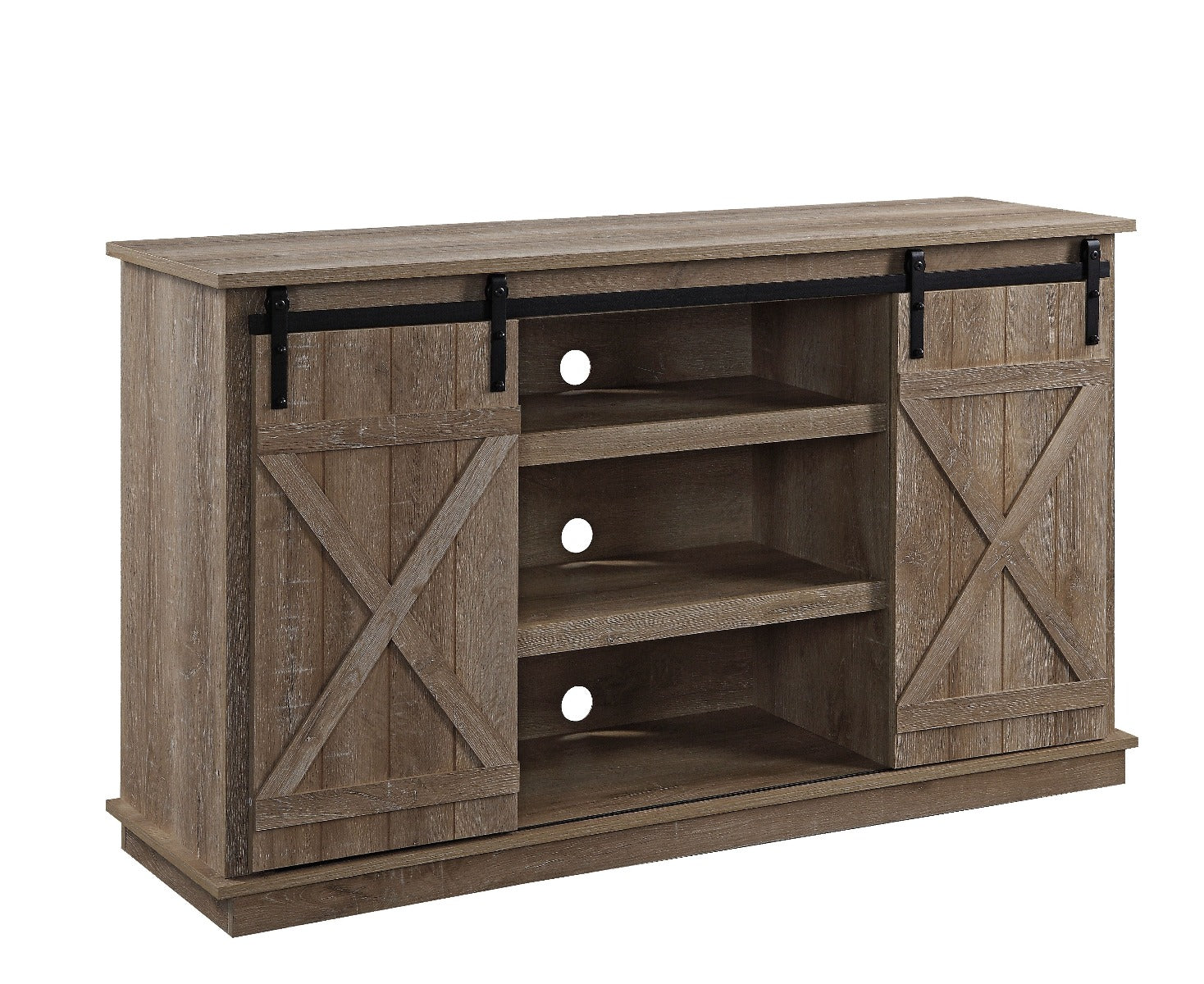 ACME TV & Media Units - ACME Bellona TV Stand, Oak Finish