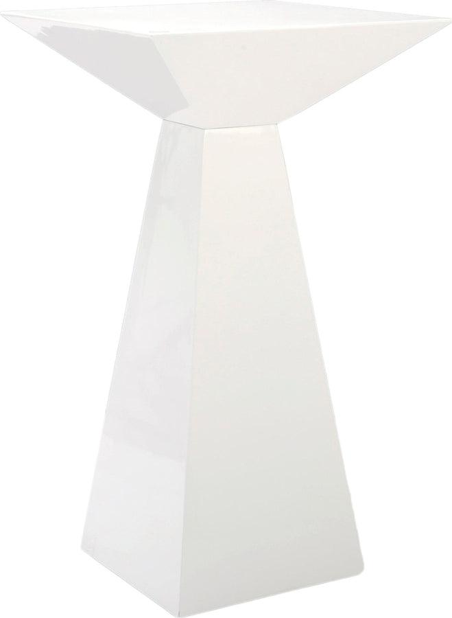 Euro Style Bar Tables - Tad-B 24" Bar Table in High Gloss White