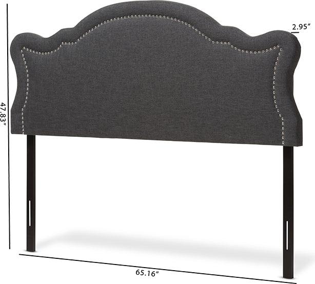 Wholesale Interiors Headboards - Avery Queen Headboard Dark Gray