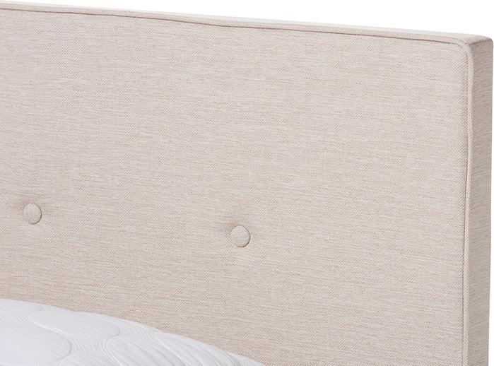 Wholesale Interiors Beds - Hampton Full Bed Light Beige