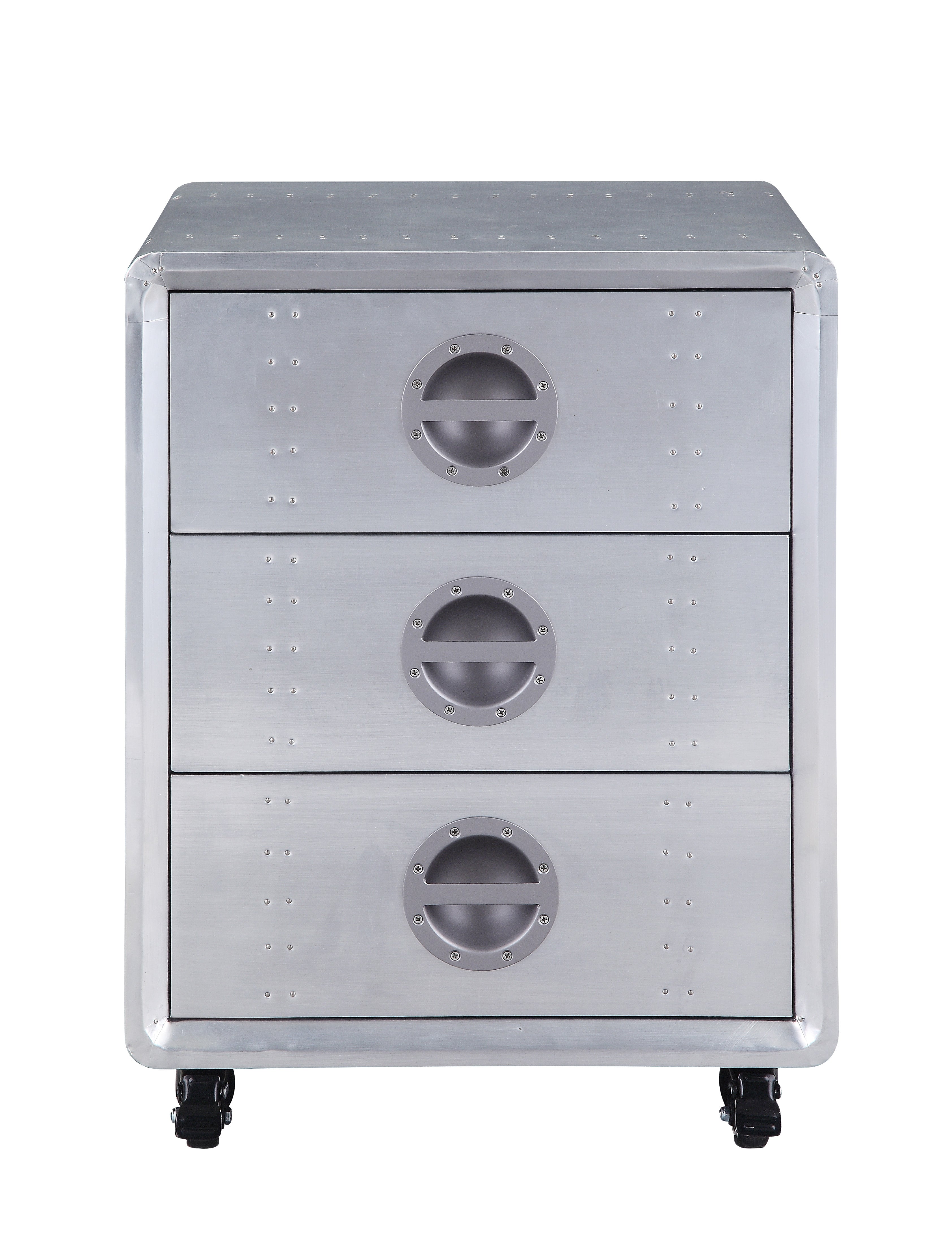 ACME Furniture Buffets & Cabinets - ACME Brancaster Cabinet, Aluminum