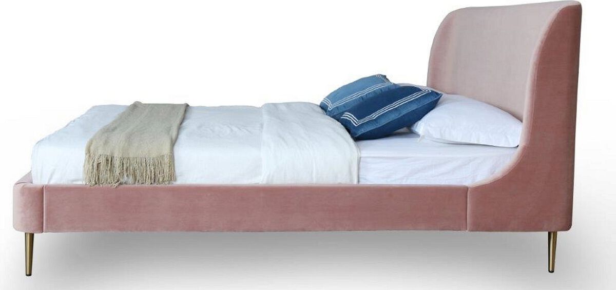 Manhattan Comfort Beds - Heather Full-Size Bed Blush