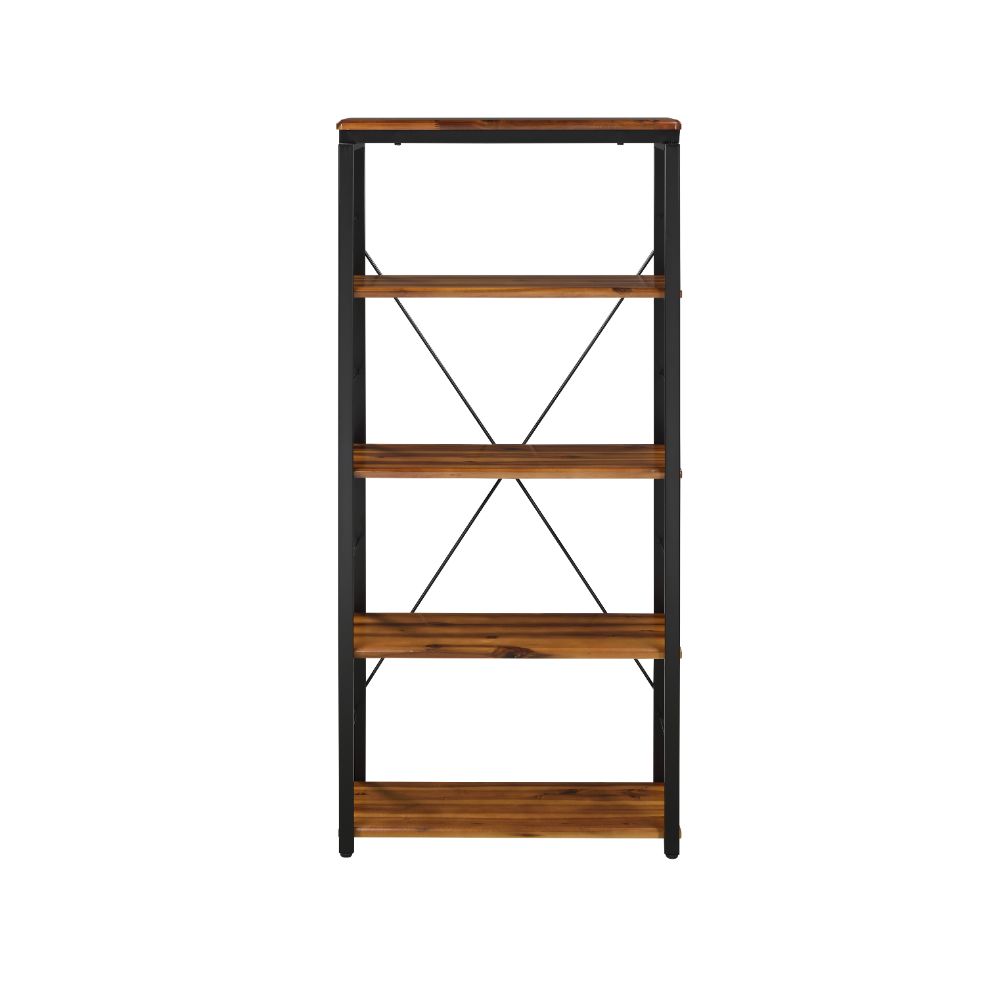 ACME Bookcases & Display Units - ACME Jurgen Bookshelf, Oak & Black