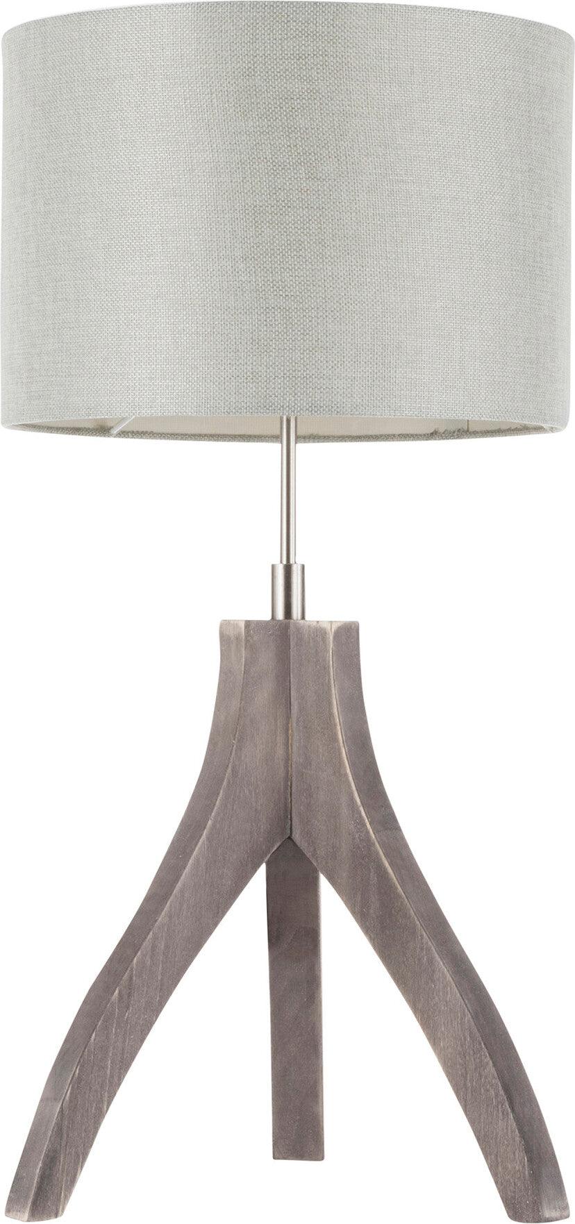 Lumisource Table Lamps - Wishbone Table Lamp & Light Gray