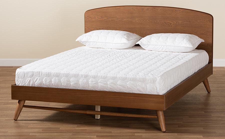 Wholesale Interiors Beds - Keagan Queen Bed Walnut Brown