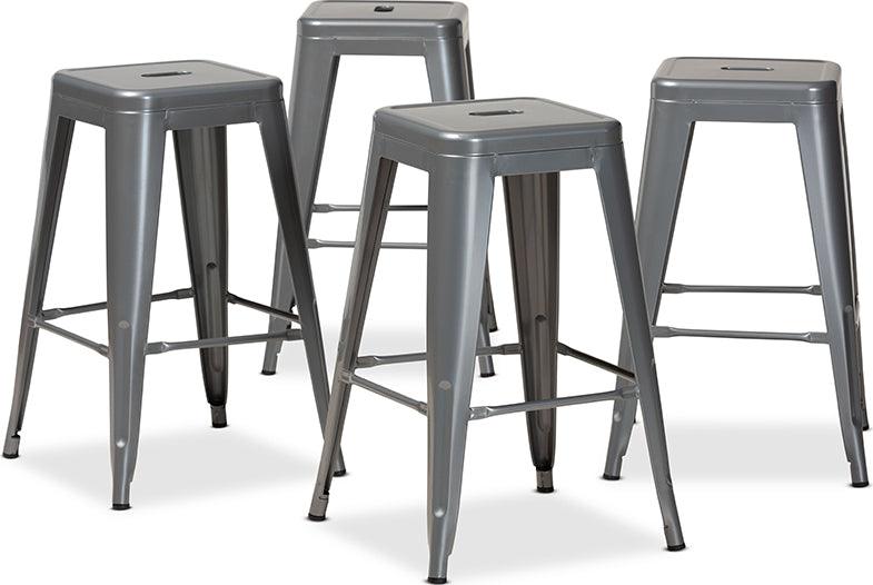 Wholesale Interiors Barstools - Horton Counter Stool Gray (Set of 4)