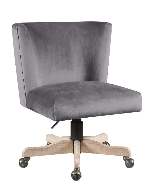 ACME Task Chairs - ACME Cliasca Office Chair, Gray Velvet