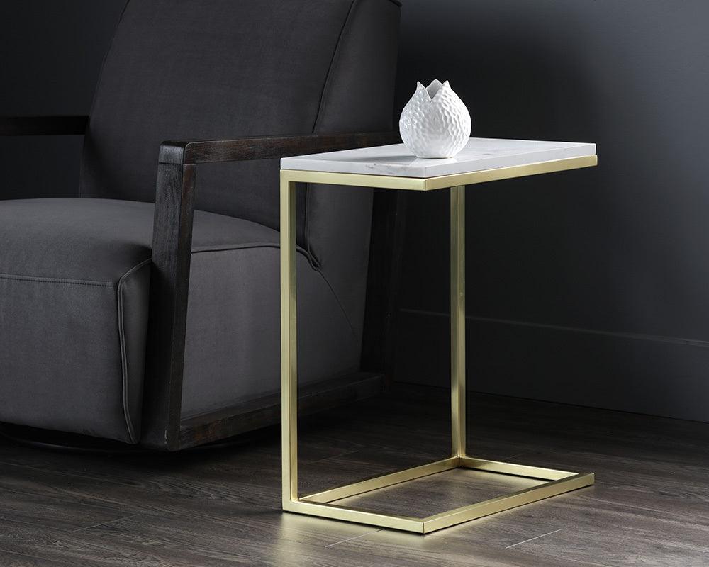 SUNPAN Side & End Tables - Amell End Table - White
